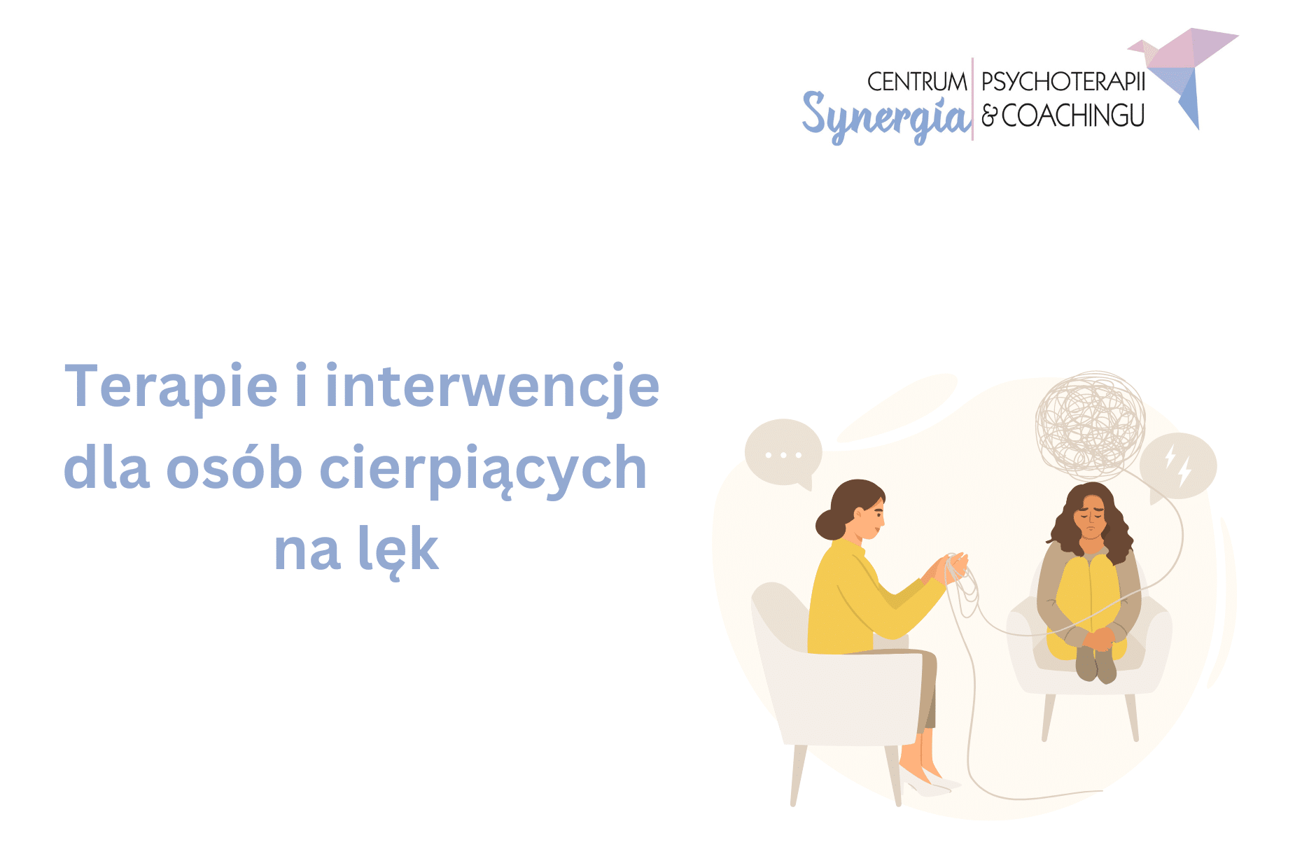 terapie i interwencje dla osób cierpiących na lęk